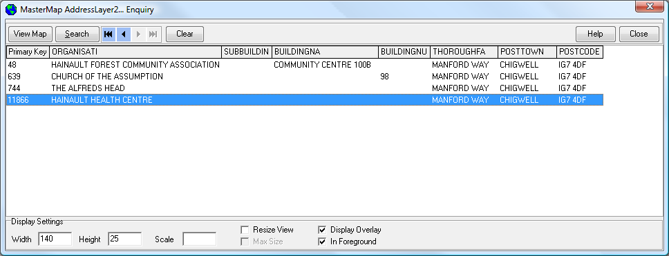 Refine Result Set