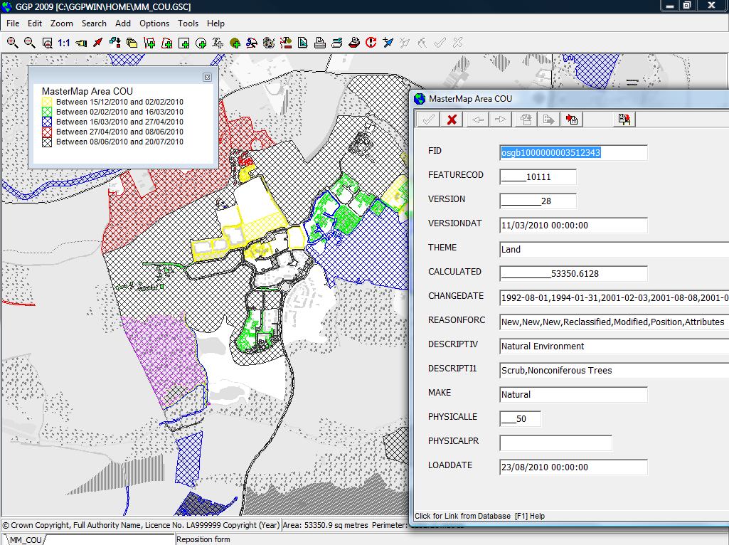 MasterMap COU Close-Up